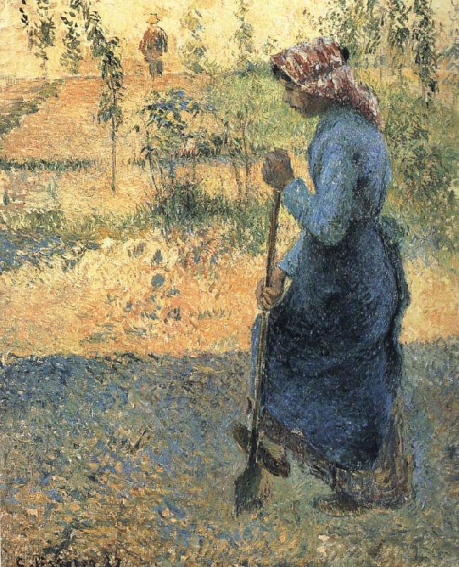 Camille Pissarro The woman excavator china oil painting image